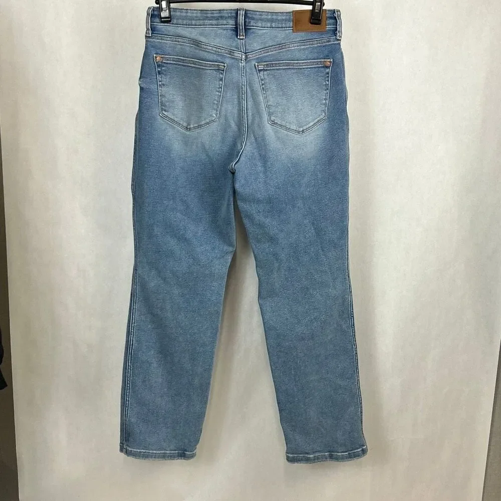 Judy Blue Vtg Straight Denim Jeans Sz 7 / 28 Style JB8607MD 30” Inseam 11” Rise
